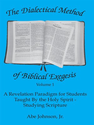 cover image of The Dialectical Method of Biblical Exegesis